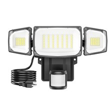 70W Motion Sensor Outdoor Light Plug in, Motion Flood Light Dusk to Dawn, 700...