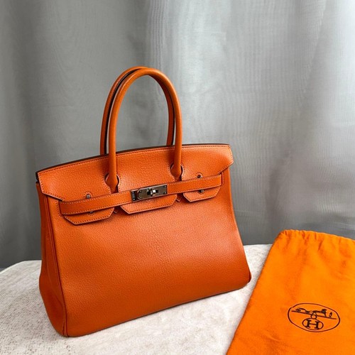 HERMES Birkin 30 silver hardware 748795