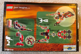 Vintage Lego Life On Mars set 7314 - Recon Mech RP; 100% complete w box & manual