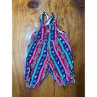 Vintage Oshkosh Overalls Corduroy Floral 12 Months Bubble USA Stripe RARE BB16 — photo 1