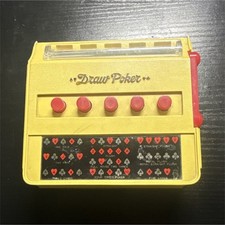 Vintage Draw Poker Battery Operated Electronic Casino Game 1977 TESTED