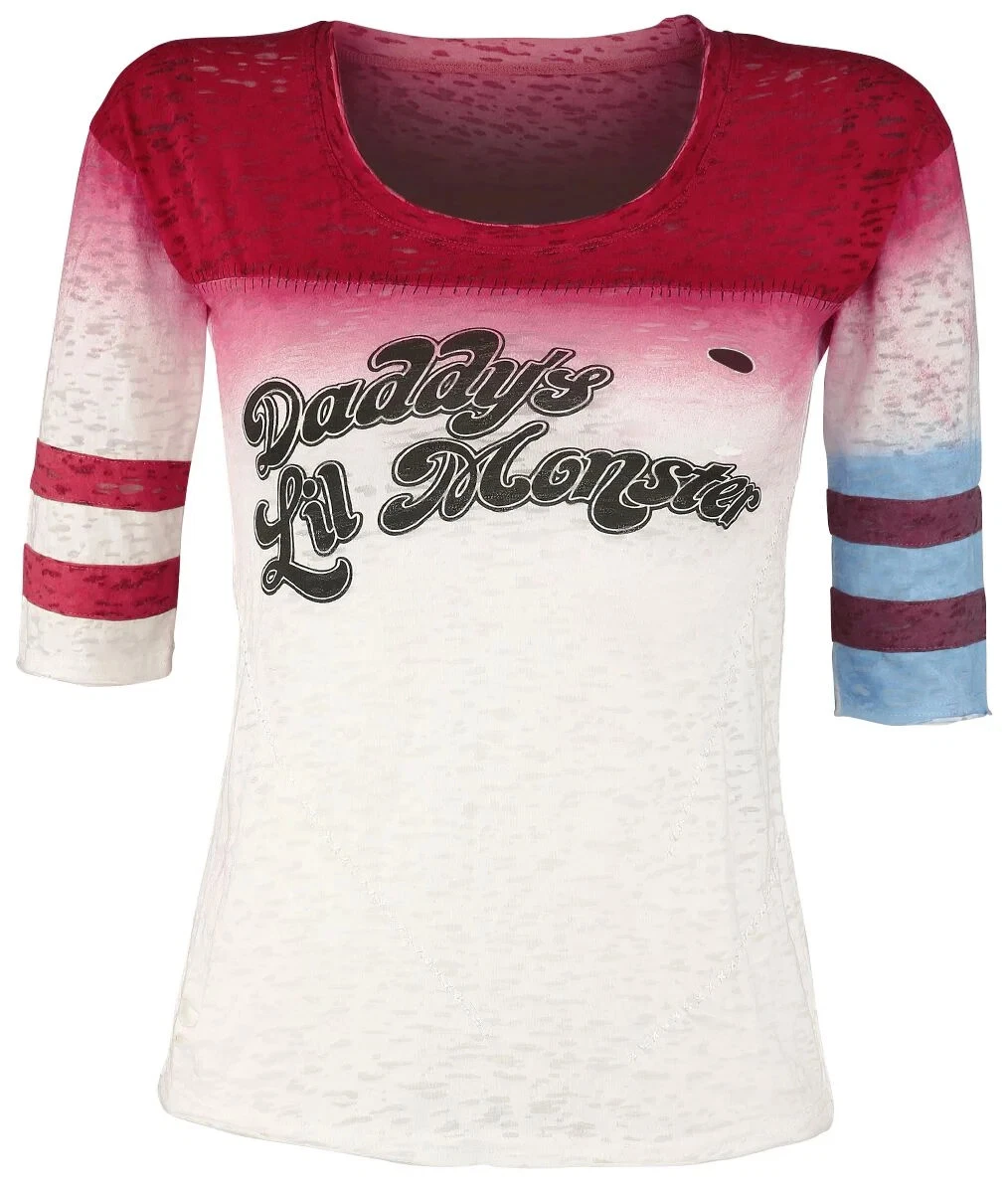 Suicide Squad Langarmshirt Damen Harley Quinn - Daddy's Little Monster