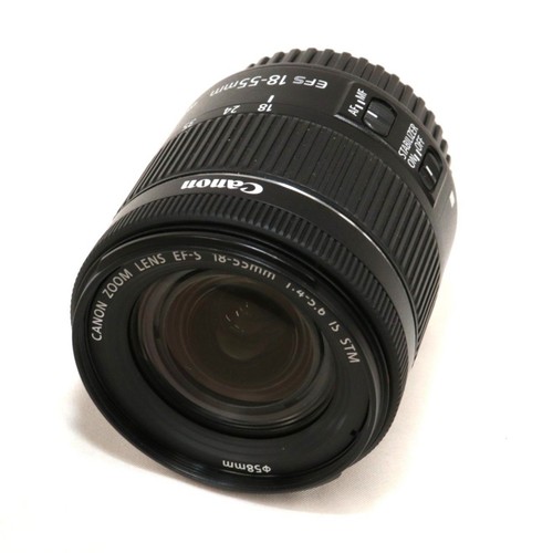 Used CANON EF S 18 55mm IS STM Standard Zoom Lens ef s18 55 Condition (C)