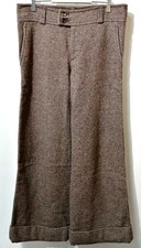 COMME DES GARCONS Wool Flare Pants Beige Size S