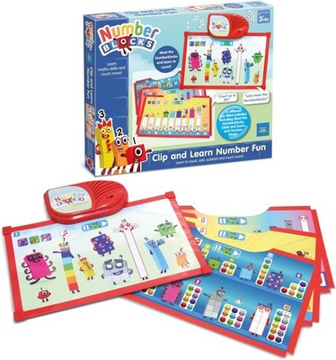 Numberblocks AN40 Clip Toy-Learn Maths Skills with Numbers 1-10 and 11-20-For In