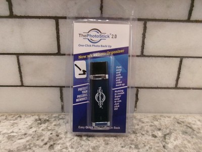 ThePhotoStick 2.0 USB Flash Drive, Designed For Photo/Video Back, **NEW**