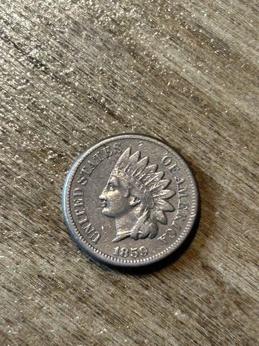 1859 Indian Cent VF