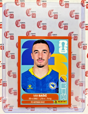 IVAN BASIC - ORANGE SSP AMAZON 2026 Panini FIFA World Cup Sticker BOSNIA #BIH 12