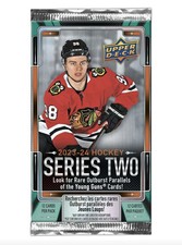 BEDARD YG 1/1 HUNT (1) 2023-24 Upper Deck SERIES 2 Retail 12 Card Pack