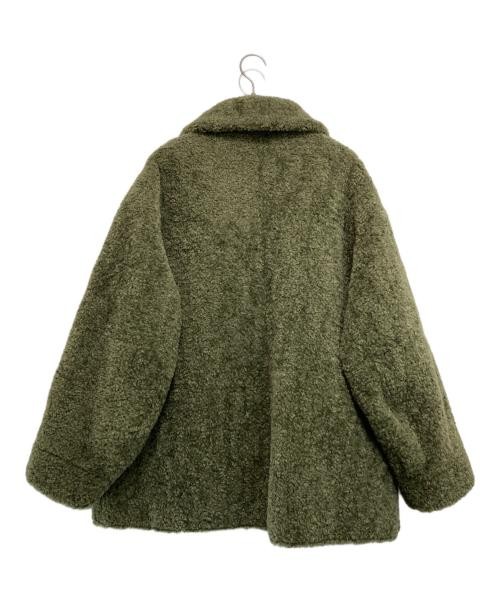 Ameri Women's Leather Bomber Jacket Size S Olive … - image 4