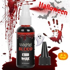 Halloween Fake Blood, Dark Red Realistic Washable Special Effects SFX