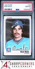 1983 FLEER #149 BOB WALK BRAVES PSA 10