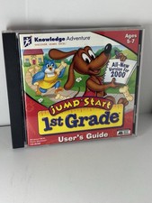 JumpStart - 1st Grade PC, 1999 - ALL-NEW VERSION FOR 2000 - COMPLETE w MANUAL