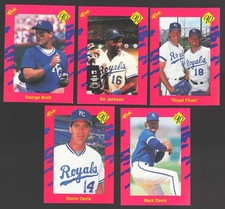 1990 Classic Update (Pink) - KANSAS CITY ROYALS Team Set w/ Bo Jackson