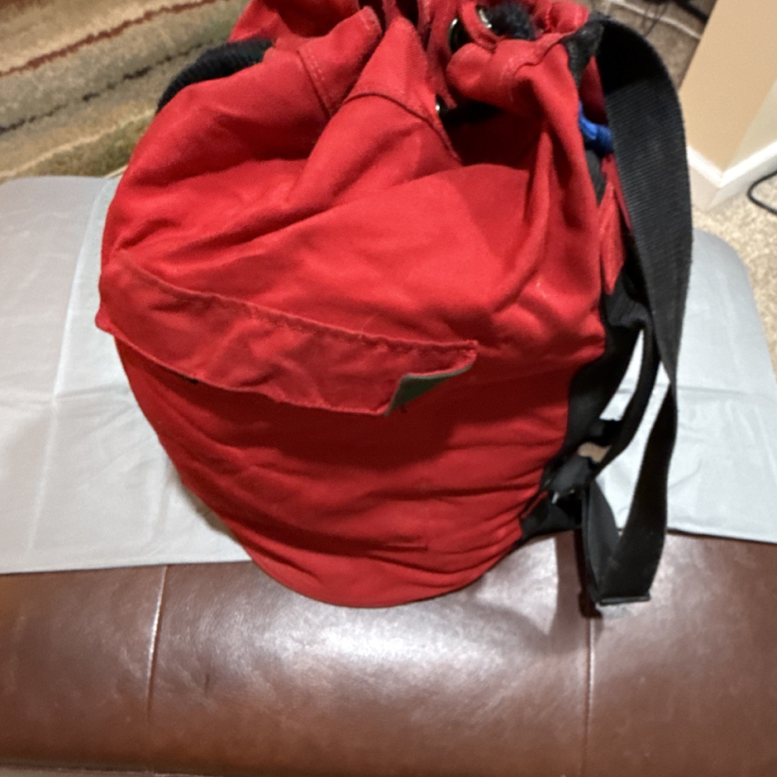 Polo Hi Tech Red Drawstring Backpack Adjustable S… - image 2