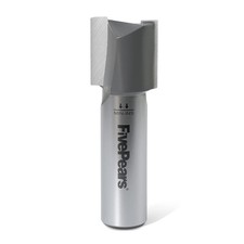 Straight Router Bits 1/2 Inch Shank Double Flute, 3/4 Inch Cutting Diameter, ...