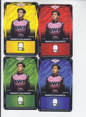 4 - 2025 Formula 1 Uno Elite FRANCO COLAPINTO Red Blue Green Yellow F1 017