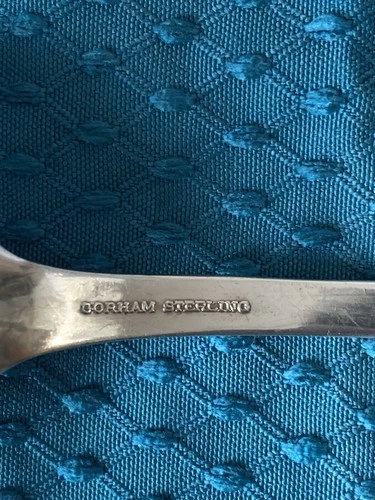 Gorham Fairfax Sterling Silver Serving Spoon 8⅜” Monogram C 65g