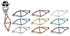 ORIGINAL LOWRIDER 20" Metallic Flake Bicycle Frame – Cruiser / Chopper Style.