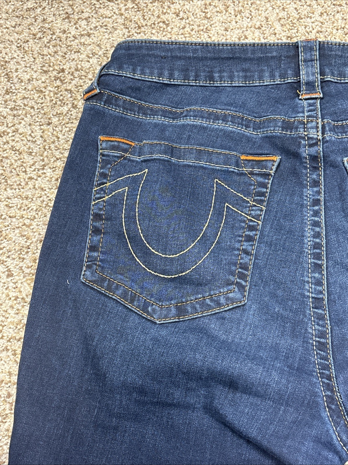 True Religion Women's Jennie Curvy Mid Rise Skinny Jeans Size 34 X 27.5 - View 15