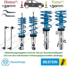 B16 Gewindefahrwerk 30-50mm Tieferlegung u.a.: MINI R56, Bj. 2006-2013