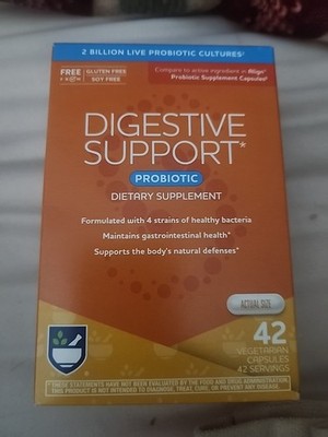Rite Aid Digestive Support Probiotic 42 capsules exp: 04/2026