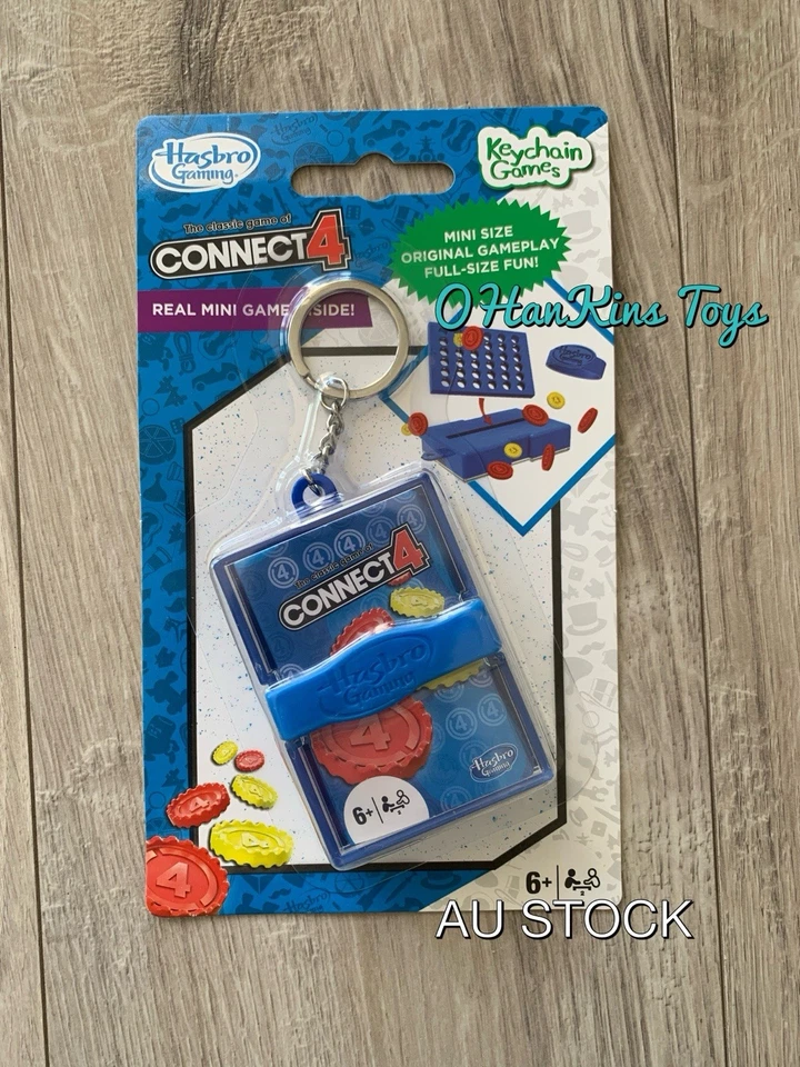 Hasbro Gaming Keychain Games SET OF 4 Real Game Mini Size! CONNECT 4 OPERATION - Image 2 of 4