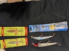 Vintage Fishing Lures And Hooks. YO-zuri , Bomber Long A, Moose Look, South Bend — photo 2