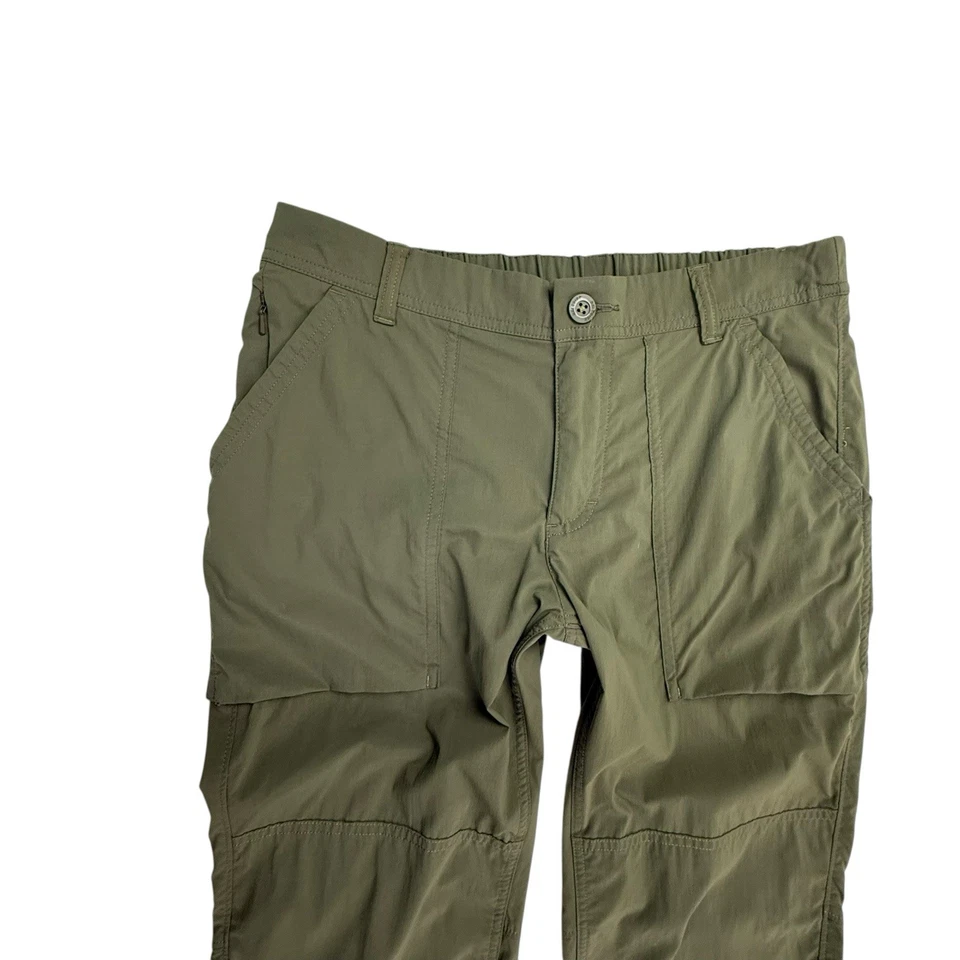 REI Co-op Savanna Trails Hiking Pants Women Petite 6 Army Green Lightweight - Image 3 of 4