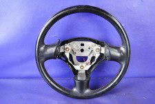 04-05 Mazda Miata Msm Mazdaspeed Black Leather Red Stitch Steering Wheel Oem