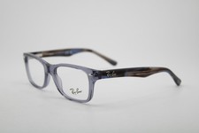 NEW RAY-BAN JUNIOR RB 1531 3924 CLEAR GREY BROWN HORN AUTHENTIC EYEGLASSES 46-16