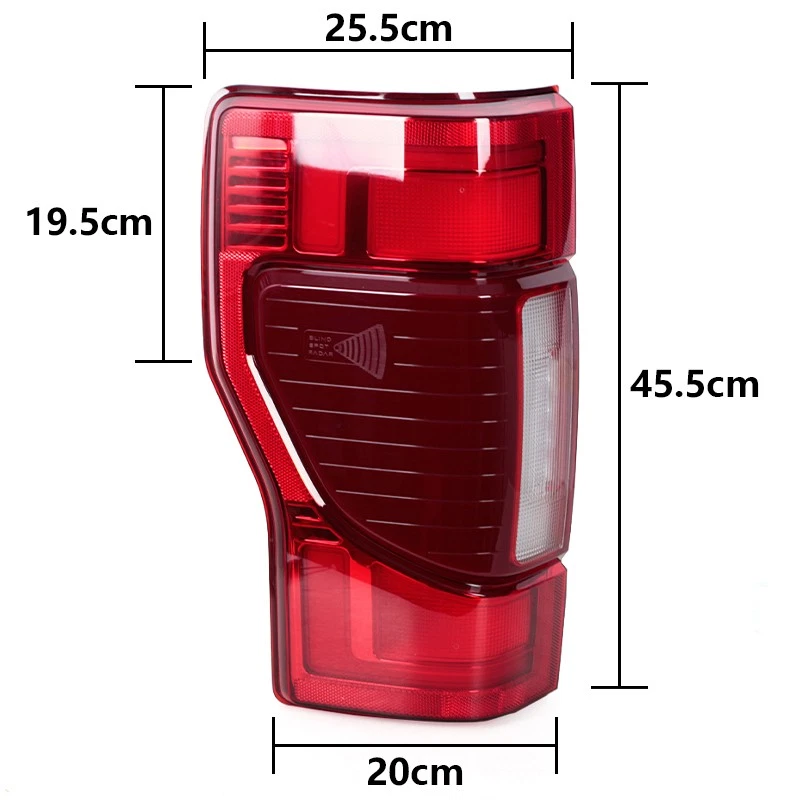 Left LED Rear Tail Light W/Blind Spot For Ford F250 F350 Super Duty 2020-2022 - Image 3 of 4