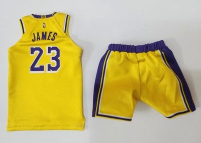 Custom 1/6 Lebron James jersey 23 yellow TOYs fit enterbay | eBay