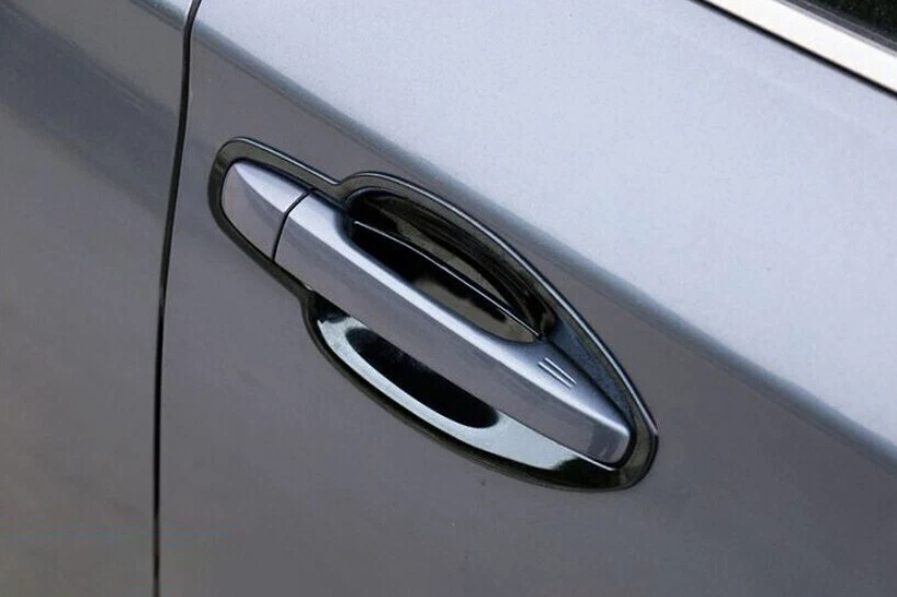 For Subaru Forester 2013-2018 Black Titanium Exterior Side Door Bowl Cover Trim - Изображение 2 из 4