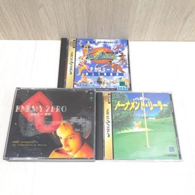 SEGA SATURN CONSOLE JAPAN GRAY Bundle with 2 Controllers 8 Games &Memory tested