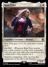 Rose Tyler 0005 Foil Rare Doctor Who Commander MTG Near Mint