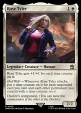 Rose Tyler 0005 Foil Rare Doctor Who Commander MTG Near Mint