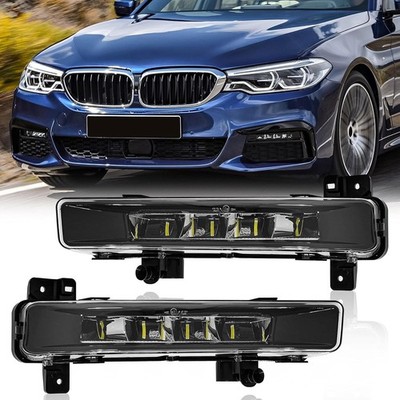 Fog Lights Compatible with 2016 2017 2018 2019 2020 BMW 5 Series G30 G31 G38 ...