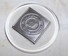 VINTAGE THE BANK OF AMERICA SPIRIT MEDALLION AWARD PAPERWEIGHT