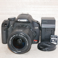 Canon EOS Rebel T1i Digital SLR Camera w/ EF-S 18-55 Lens GOOD Shutter 2,796