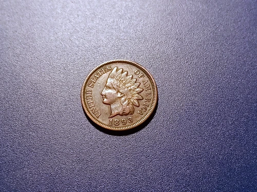 XF 1893 Indian Head Cent