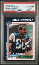 2004 Topps All-Time Fan Favorites Kellen Winslow #54 ~AUTOGRAPHED!~ THE ONLY ONE