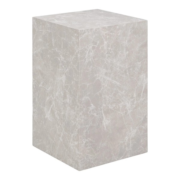 Beistelltisch Marmor-Optik 30X30X50 Cm Beige-image