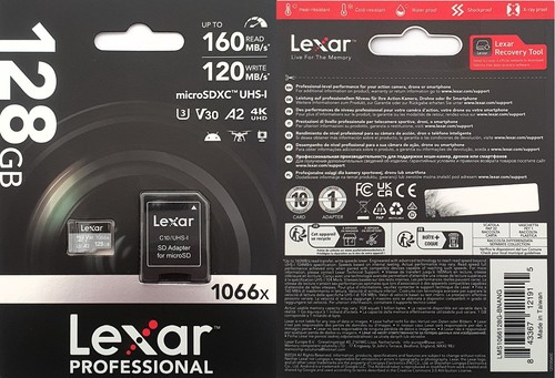 Lexar Professional microSDXC UHS-I U3 Karte SILVER Serie 64GB 128GB 256GB 512GB - Bild 3 von 10