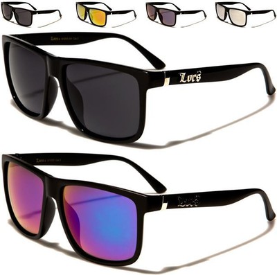 HERREN ÜBERGRÖSSE LOCS SONNENBRILLE DESIGNER FLACHES TOP DAMEN SCHWARZ GROSS UV400 DAMEN
