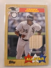 2022 Topps Series 2 1987 Topps All-Star Bat Relic Frank Thomas #87ASR-FT