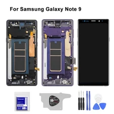 For Samsung Galaxy Note 9 OLED LCD Display Screen Digitizer Assembly with Frame.