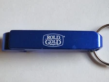 Key Chain Metal Bottle Opener ~ ROLD GOLD Pretzels ~ Originally of Pennsylvania