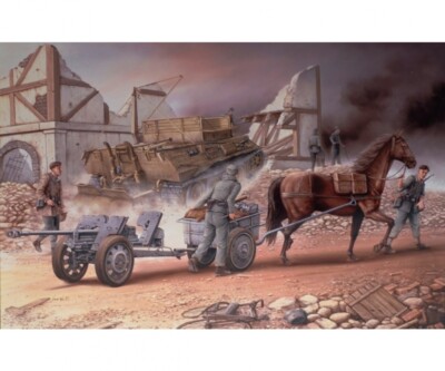 Dragon 6079 1:35 Horse-Drawn 2,8cm sPzB41 AT Gun&JFB Pferde Kanone 540006079