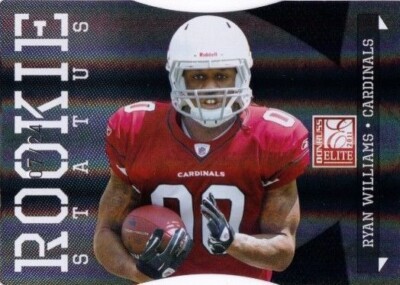 RYAN WILLIAMS 2011 Donruss Elite Status Black 7/24 Card #188 Rookie Die-Cut Card